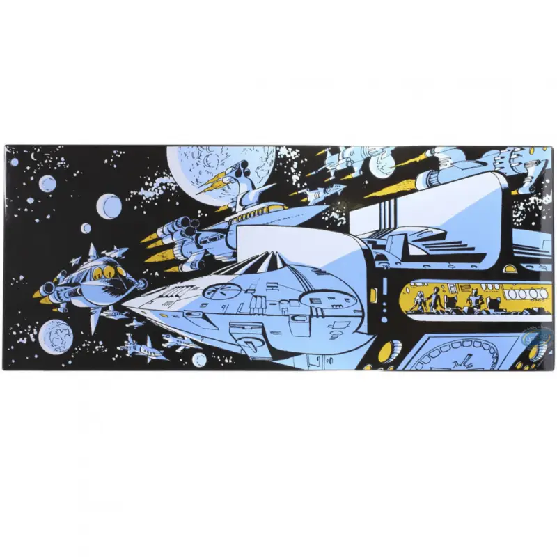 Plaque émaillée – L&rsquo;EMPIRE DES MILLE PLANETES – Valérian et Laureline Certifié