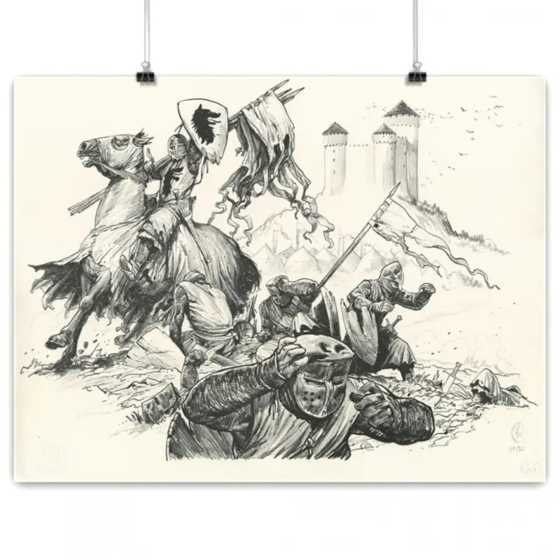 Marque Lithographie Ronan Toulhoat,Tête de chien