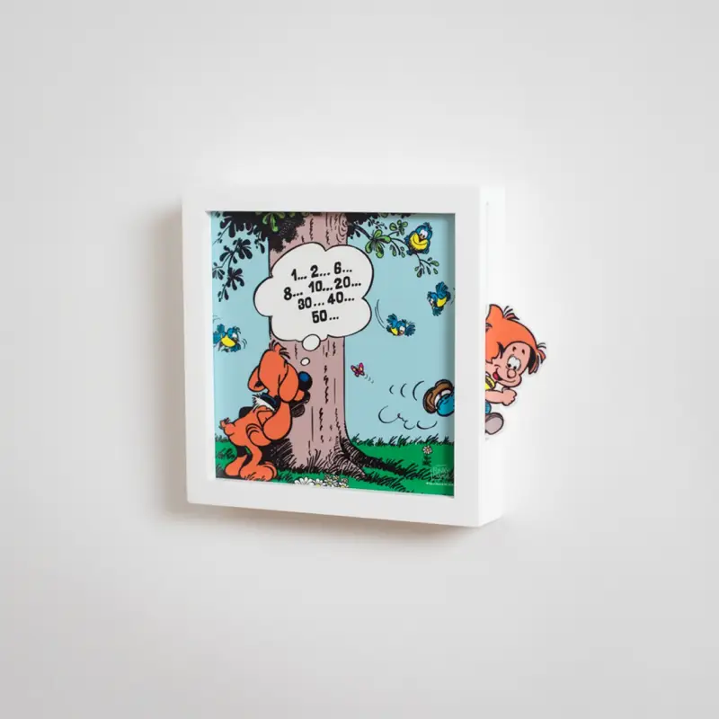 Populaire Funky Frames mini Boule et Bill - cache-cache - blanc