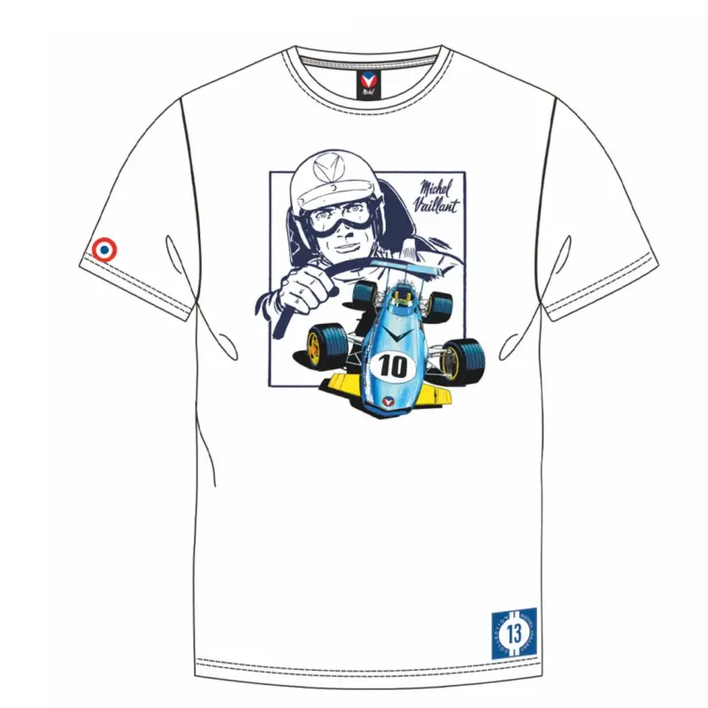 Achetez Aujourd&rsquo;hui T-Shirt FORMULE 1 blanc, Michel Vaillant, Taille XXXL