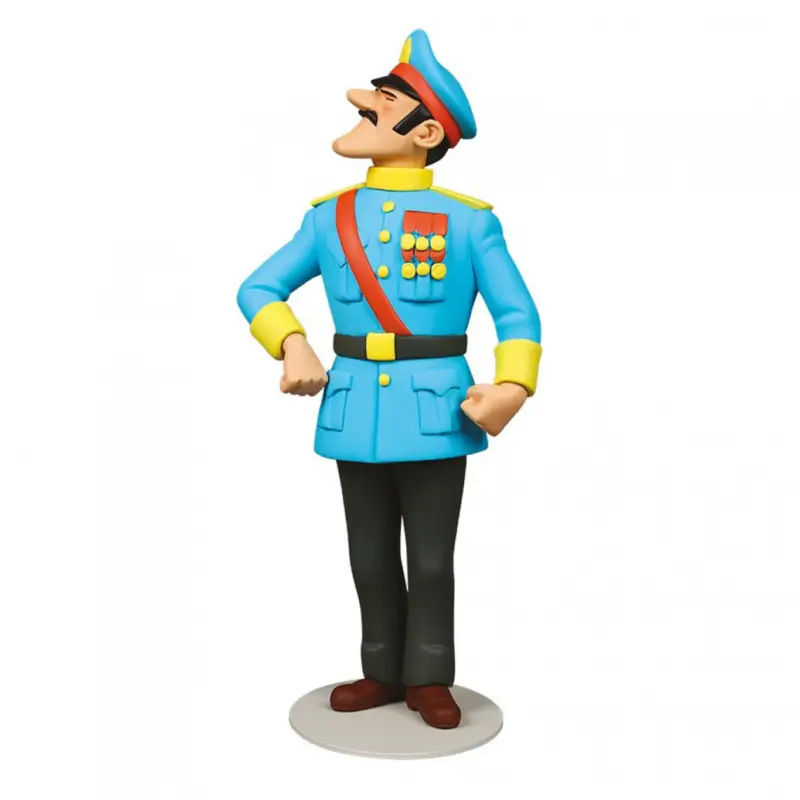 Figurine Tintin Le général Alcazar Musée Imaginaire Commander Vite