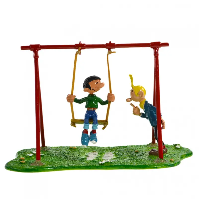 Figurine – Gaston et la balançoire à élastique Bon Plan