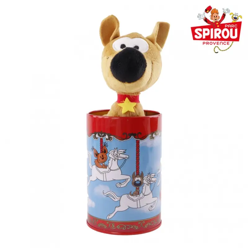 Parc Spirou - Peluche dans sa cannette Rantanplan Jusqu'à Épuisement Des Stocks