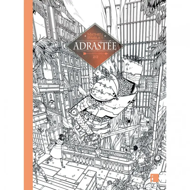 Expédition Rapide Tirage de luxe Mathieu Bablet Adrastée T.2, couverture noir et blanc