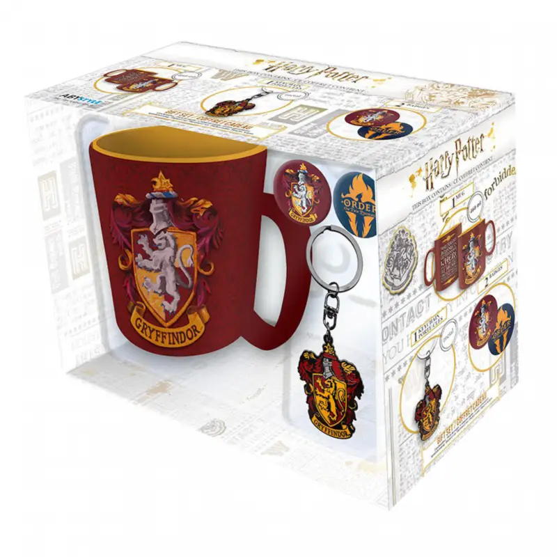 Pack Gryffondor (Mug + Porte-cles + Badges) Quantité Limitée