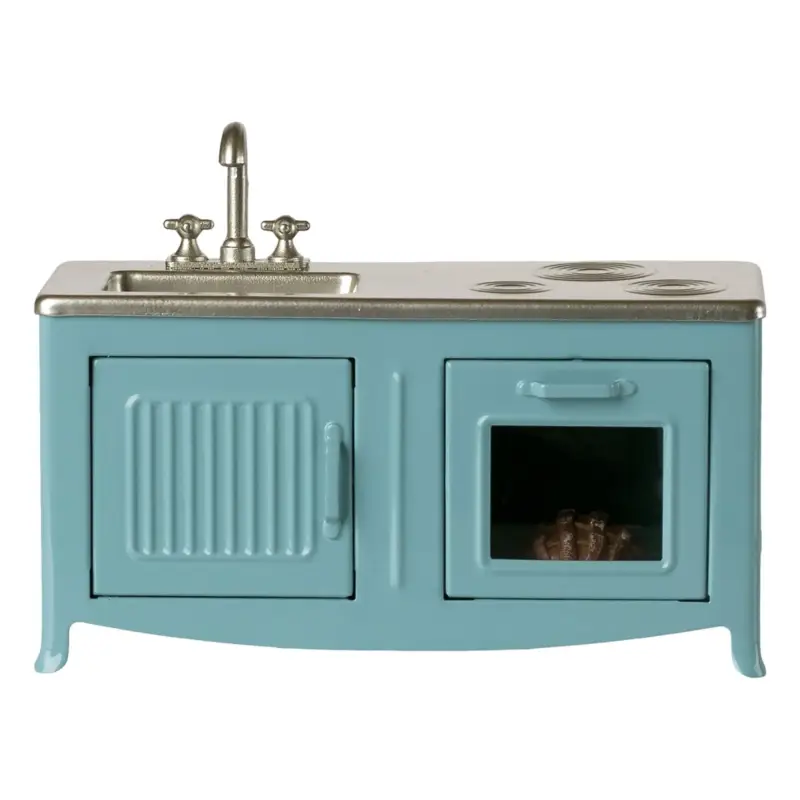 Meilleur Prix Maileg Meuble de cuisine | Bleu