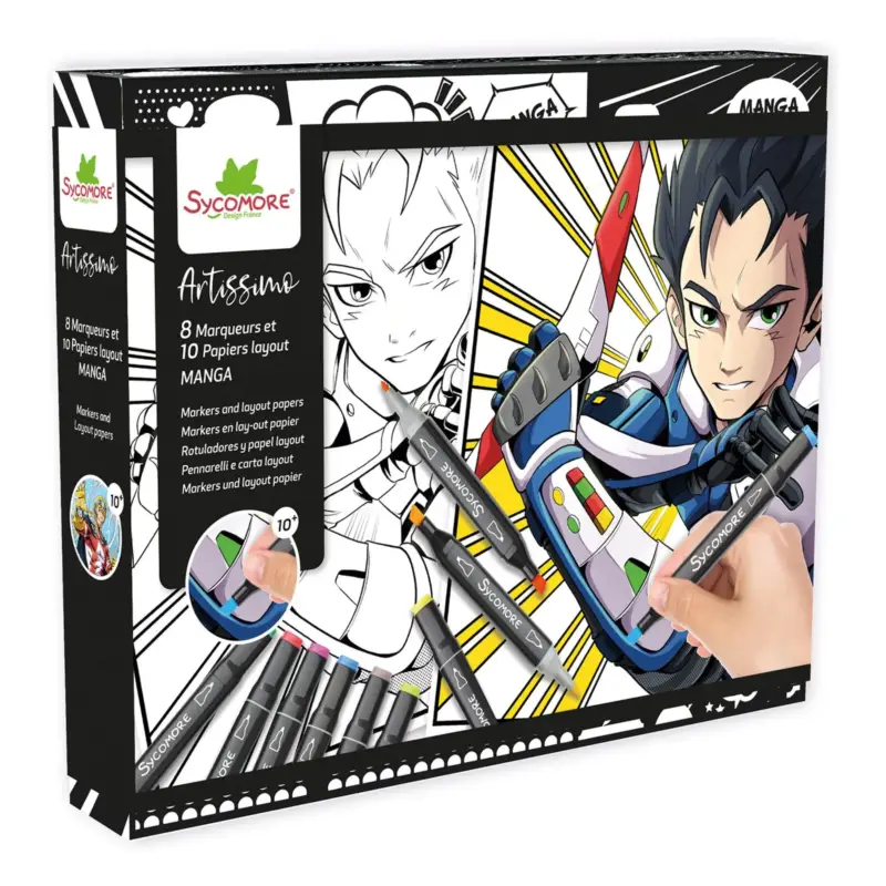 Offre Exclusive Sycomore Manga - Layout et marqueurs Héros