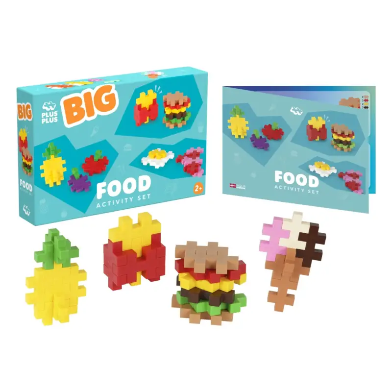 Offre Limitée Plus-Plus Coffret d'activité Foodies - 40 pièces
