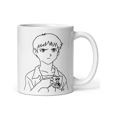 Mug Shinjiception BN Evangelion Meilleure Vente