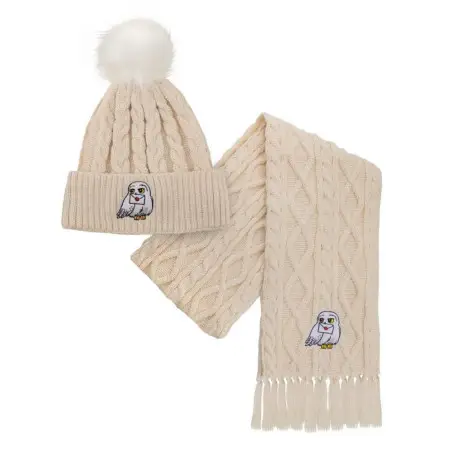 Livraison Express Chapeau et écharpe Hedwig Harry Potter