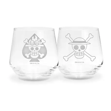 Petit Prix Set de gobelets Luffy et Ace One Piece