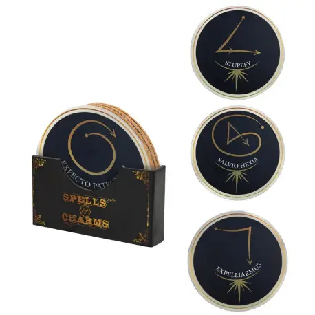 Lot de 4 sous-verres Harry Potter Expédié Aujourd'hui