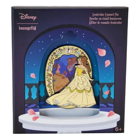 Haute Qualité Assiette émaillée 3D Effet Beauty (Beauty And The Beast) 8 Cm Disney