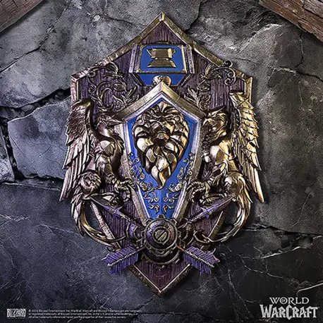Nouvel Arrivage Plaque Alliance Ornement mural 30 cm - World of Warcraft