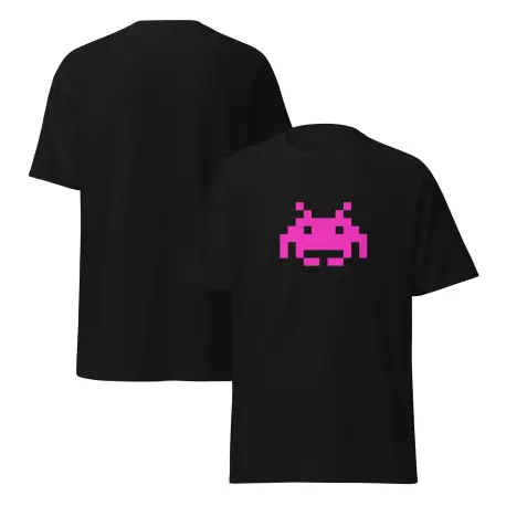 T-shirt Space Invaders Arcade avec Martianito en grand format Super Prix