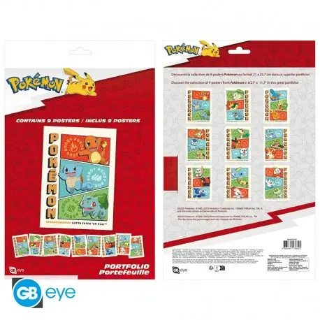 Posters Pokémon Starters Réduction