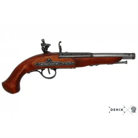 Réplique de Pistolet à Silex Gaucher du XVIIIe Siècle Soldes
