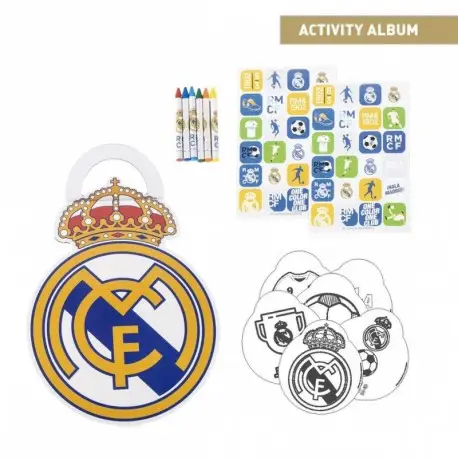 Promotion Album d'Activités à Colorier Real Madrid 100% Papier
