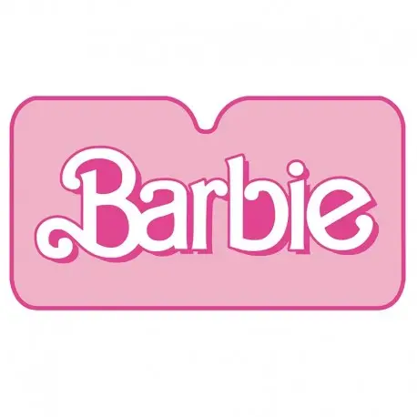 Pare-soleil Voiture Logo Barbie Rose 130 x 70 cm Usine Directe