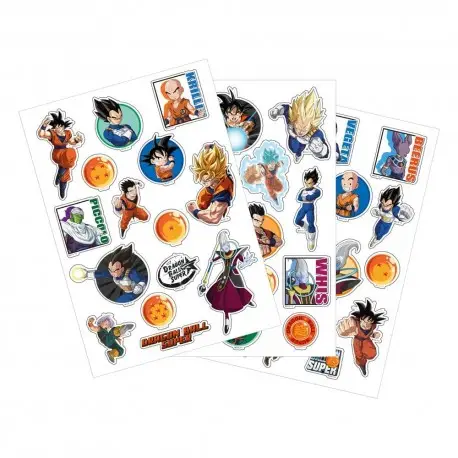 Pack d'Autocollants Officiels Dragon Ball - Joy Toy Livraison Express