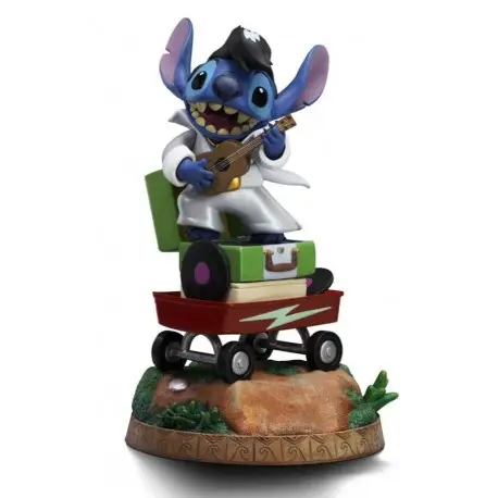 Must-Have Statue Iron Studios Stitch King of Rock 1/10 17 cm