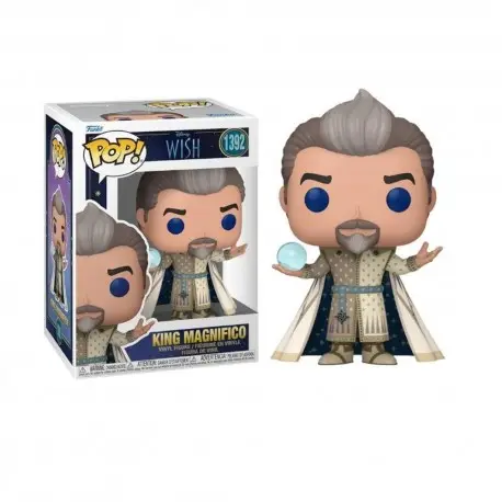 Dernière Chance Funko Pop Disney Wish Roi Magnifico Figurine en Vinyle 9cm