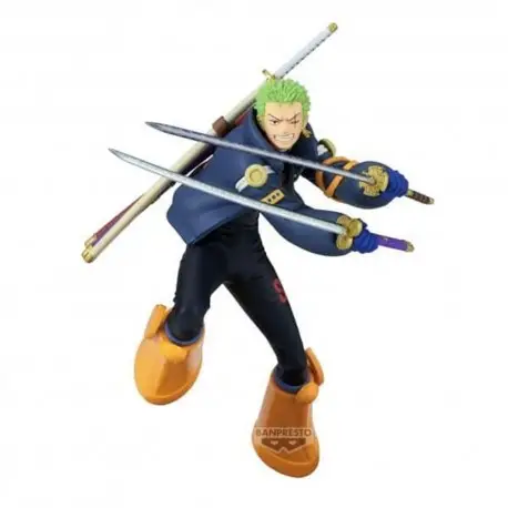 Figurine Banpresto Roronoa Zoro One Piece Battle Record 16 cm Nouvel Arrivage