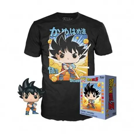 Figurine et T-shirt Goku Dragon Ball Z Funko Pop Quantité Limitée