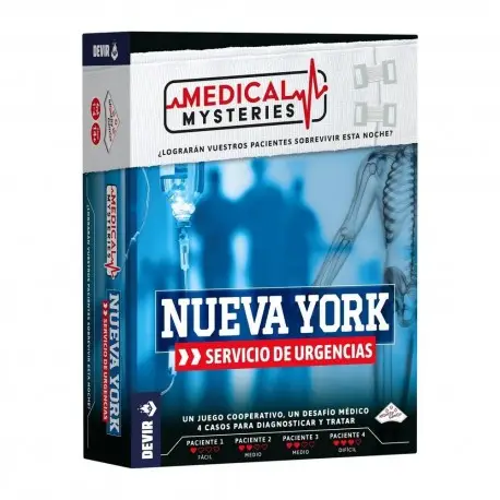 Nouveauté Jeu de Société Coopératif Medical Mysteries New York