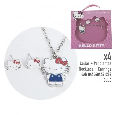 Prix Cassé Set de Bijoux Hello Kitty Présentoir 24 Pièces