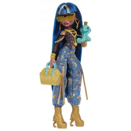 Poupée Cleo de Nile de Monster High avec Accessoires et Animal de Compagnie Prix Réduit