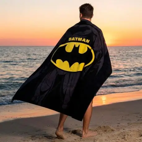 Pas Cher Serviette en Microfibre Batman 100% Polyester