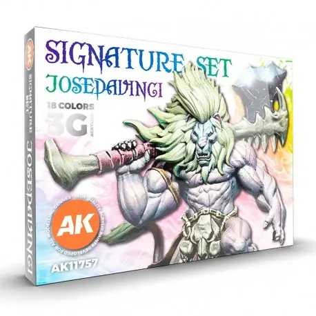 Set de Peintures Acryliques Signature Josedavinci 3G Dernière Chance