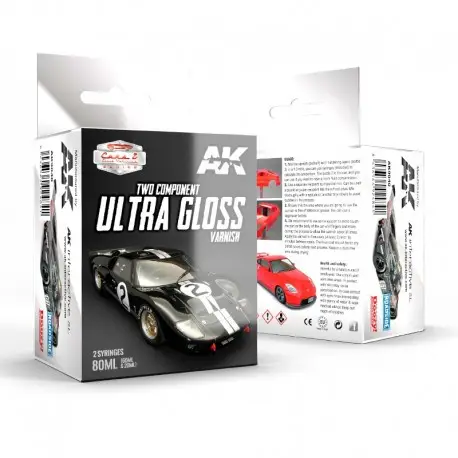 Vente Directe Vernis Ultra Brillant AK-Interactive 80ml avec Durcisseur