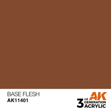 Satisfait Ou Remboursé Peinture Base Flesh AK-Interactive pour Figurines