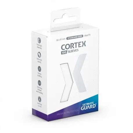 Top Vente Protège-cartes Cortex Ultimate Guard Taille Standard (100) - Blancs