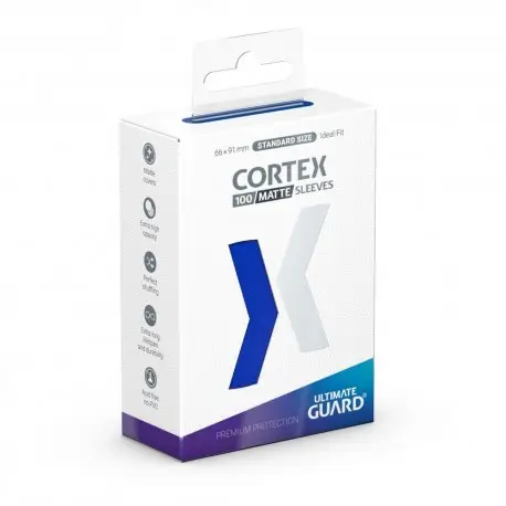 Super Prix Pochettes Ultimate Guard Cortex Mat Taille Standard (100) - Bleu