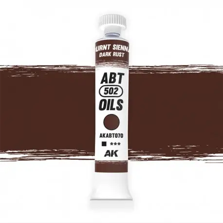 Huile ABT502 Burnt Sienna/Dark Rust 20ml Authentique