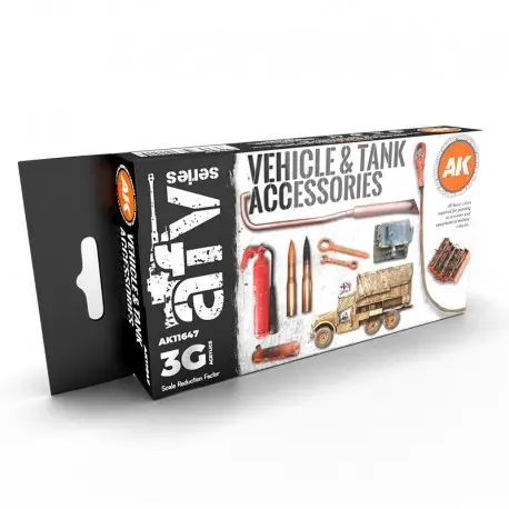 Prix Promo Set de Peintures Acryliques 3Gen pour Véhicules et Tanks