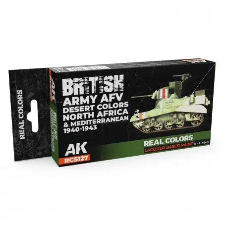 Must-Have Set de Peintures Laques British Army AFV Desert Colors
