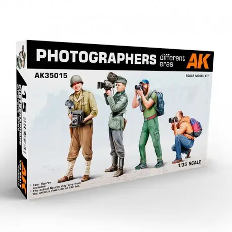 Offre Du Jour Set de Photographes Époques Différentes 1/35 AK-Interactive