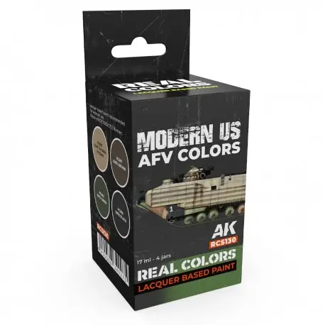 Set de Laques Modern AFV Colors Us Army AK-Interactive Achat Immédiat