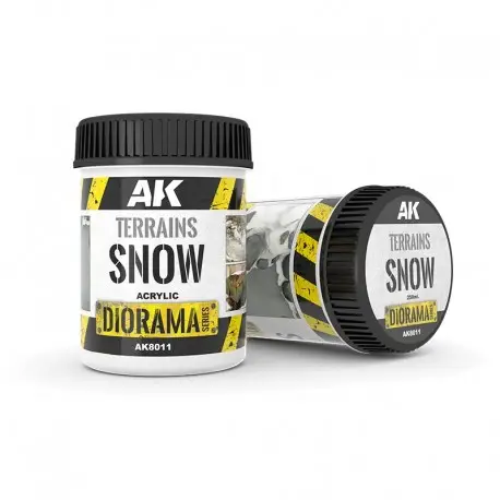 Nouveauté Terrains Snow 250ml Texture Neige AK-Interactive