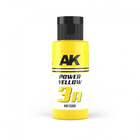 Peinture Acrylique Dual Exo 3a Power Yellow 60ml AK-Interactive Nouveauté