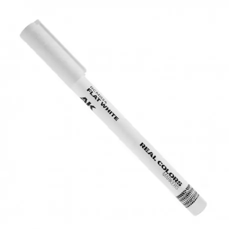Marqueur Acrylique Blanc Mat pour Modélisme, AK-Interactive Haute Qualité