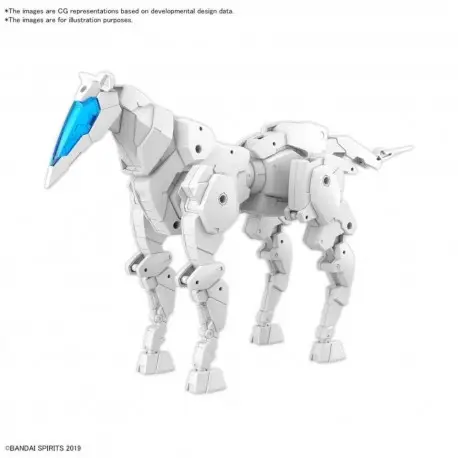 Bon Marché Véhicule 30MM EX Arm Vehi Horse Mecha Blanc 1/144 Bandai