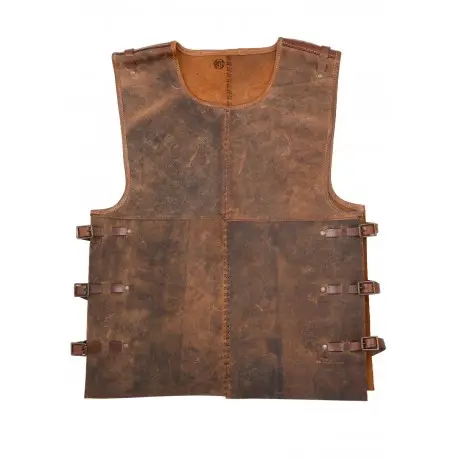 Armure de Torse en Cuir Huilé Sindri, marron Acheter Direct