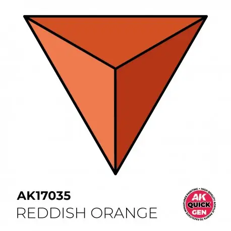 Vente Directe Peinture Acrylique Reddish Orange - Quick Gen 18 ml