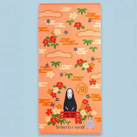 Serviette Sans Visage & Fleurs 70x140 cm Le Voyage de Chihiro Marque