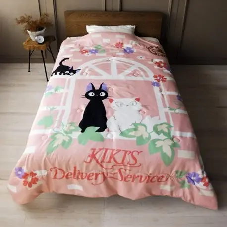 Offre Du Jour Couette Natsu Sweet Pink Jiji - Kiki la petite sorcière
